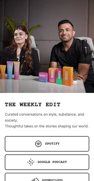 Neon podcast template