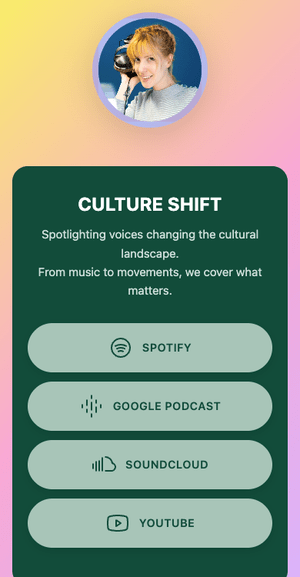 Classic podcast template